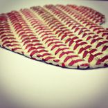 Baseball Seams Heart Artwork - Made From Actual Used Baseballs 2 small