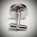 Baseball Seams Cufflinks - Made With Actual Used Baseballs 7 small