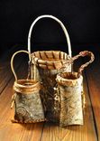 Traditional Cherokee Style Bark Baskets 6 small