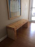 Slatted Bench - Entry Room Sitting Bench 1 small
