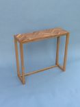 White Oak Hall Table 1 small