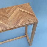 White Oak Hall Table 3 small