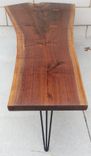 Walnut Table- Modern Coffee Table- Live Edge Coffee Table- Contemporary- Industrial- Coffee Table 3 small