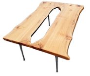 Live Edge Coffee Table- Maple Burl- Dual Slab Table- Modern- Rustic- Organic- Contemporary 1 small