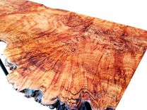 Sofa Table- Live Edge- Industrial Table- Console Table- Desk- Natural Wood- Modern- Big Leaf Burl 5 small