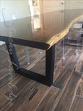 Live Edge Dining Table, Modern Dining Table, Industrial, Conference Table 3 small
