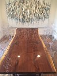 Live Edge Dining Table, Modern Dining Table, Industrial, Conference Table 2 small