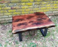 Rustic Coffee Table- Industrial Coffee Table- Live Edge Coffee Table- Distressed Wood 1 small