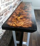 Cauterized Kentucky Coffee Tree Console Table 1 small