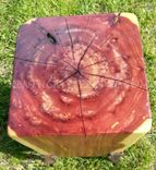 Geometric Side Table, Cube Table, Log Table, Wooden End Table 5 small