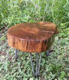 Wooden Plant Stand, Side Table, Stool, Organic Furniture, Industrial Table, Round Table, Drink Stand 5 small