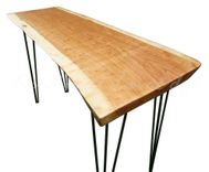 Laptop Desk- Writing Desk- Console Table- Writing Desk- Soafe Table- Natural Edges 2 small