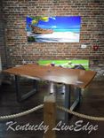 Live Edge Dining Table- Modern Dining Table- Industrial Dining Table- Farm Table- Natural Edges 2 small