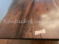 Live Edge Walnut Dining Table Trestle Base 1 small