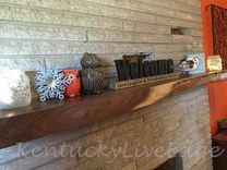 Live Edge Walnut Mantel 3 small