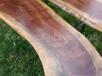 Wood And Metal Coffee Table, Industrial Coffee Table, Live Edge Coffee Table, Walnut Coffee Table 5 small