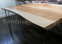 Live Edge Dining Table, Kitchen Table, Breakfast Table, Writing Desk, Sustainable Wood, Modern 3 small