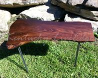 Walnut Console Table- Laptop Desk- Writing Desk- Live Edges- Sofa Table 3 small
