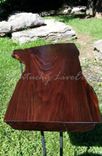 Walnut Console Table- Laptop Desk- Writing Desk- Live Edges- Sofa Table 1 small