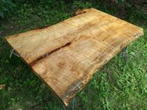 Maple Burl Live Edge Coffee Table- Wood Coffee Table- Light Wood Table- Industrial Coffee Table 6 small