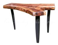 Walnut End Table, Live Edge Side Table, Tall Coffee Table, Display Table, Modern Table 1 small