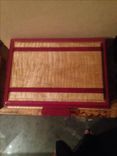 Tiger Maple & Purple Heart Keepsake/Jewelry Box 2 small