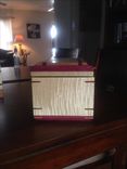 Tiger Maple & Purple Heart Keepsake/Jewelry Box 6 small
