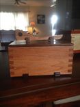 Red Oak & Walnut Keepsake/Jewelry Box 1 small
