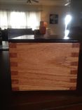 Red Oak & Walnut Keepsake/Jewelry Box 4 small