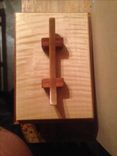 Tiger Maple & Mayan Walnut Keepsake/Jewelry Box 4 small