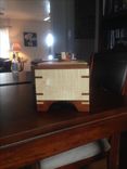 Tiger Maple & Mayan Walnut Keepsake/Jewelry Box 5 small