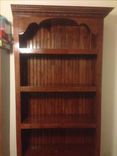 Large Ornate Pine Bookshelf/Cabinet (2 Part System) 2 small
