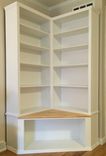 Corner Bookcase With Seat / Farmhouse / Rustic / Coastal / Cottage / Shabby Chic / Book Case 5 small