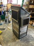 Rustic Industrial Hostess / Host / Wait Staff Station / Stand / Reception Desk In Weathered Grey 4 small