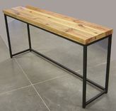 Reclaimed Lumber Sofa Table 2 small
