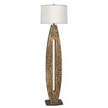Hand Fabricated Full Bronze Needle Floor And Table Lamp Lamps 1 small