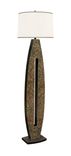 Hand Fabricated Full Bronze Needle Floor And Table Lamp Lamps 3 small