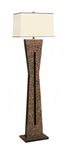 Keyhole Bronze And Steel Floor And Table Lamps 3 small