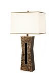 Keyhole Bronze And Steel Floor And Table Lamps 4 small