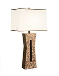 Keyhole Bronze And Steel Floor And Table Lamps 5 small