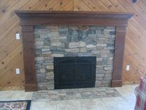 Cherry Fireplace Surround 3 small