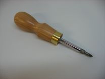 Wooden Handle Screwdriver 2 small