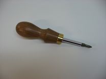 Wooden Handle Screwdriver 3 small