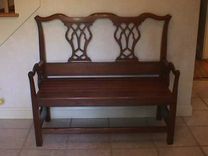 Walnut Bench From Bed Headboard 1 small