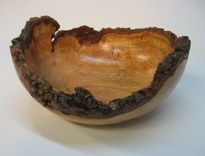 Natural Edge Cherry Burl Bowl 2 small