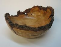 Natural Edge Cherry Burl Bowl 3 small