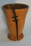 Apple Wood Stitched Vase 1 small