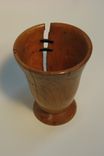 Apple Wood Stitched Vase 2 small