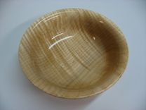 Figured Maple Bowl - 7" X 2 1/2" 1 small