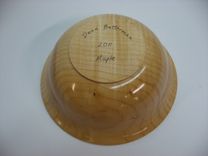 Figured Maple Bowl - 7" X 2 1/2" 2 small
